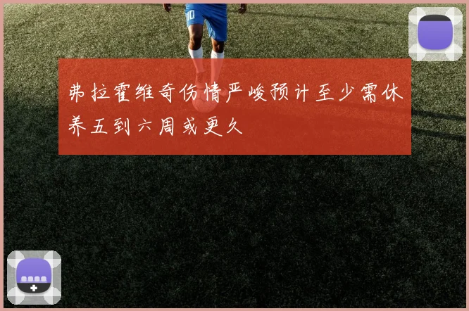 弗拉霍维奇伤情严峻预计至少需休养五到六周或更久